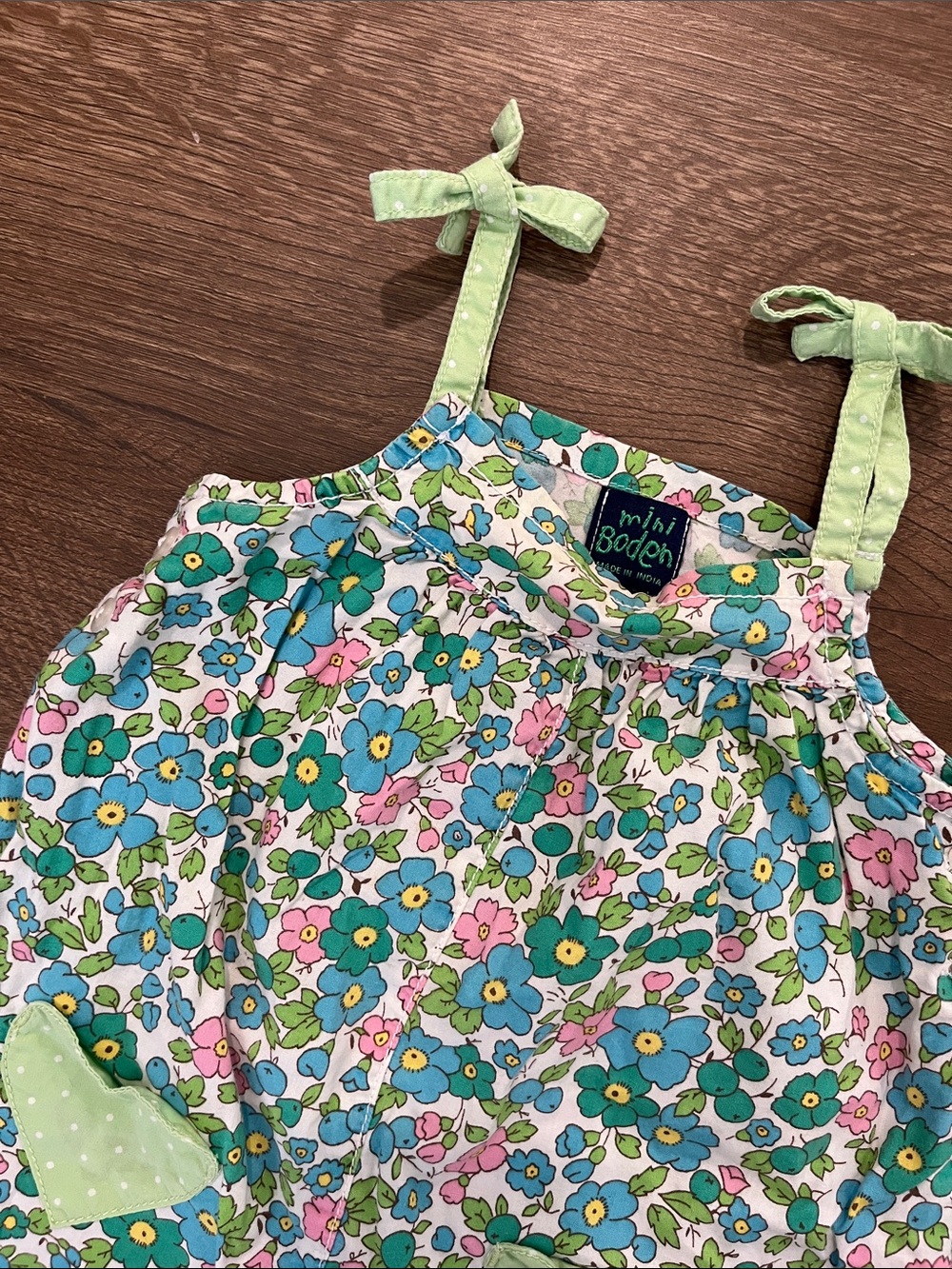 Mini Boden Romper 3-6 months 100% cotton